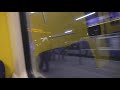 Sweden, Stockholm, Subway night ride from Vällingby to St Eriksplan