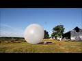 Huge Weather Balloon Explosion