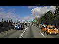 4K Seattle Streets - Car Driving Relax Video - Washington State, USA