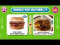 Would you Rather? Fast Food Edition 🍔🍟🍕@QuizKing79