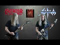 Pleasure To Kill  VS Persecution Mania (Kreator VS Sodom Guitar Riffs Battle)