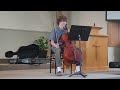 Graeme cello recital 2024