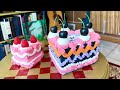 creating fake cakes 🍰 diy with jewelry boxes + spackle 💗