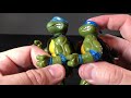 TMNT Playmates 1988 Soft Head Vs. Hard Head Review and Comparison Teenage Mutant Ninja Turtles