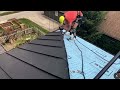 How to fold #metalroofing hip picking up and grooving