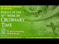 June 14 2024 6:00PM Rosary and Holy Mass on Friday of the 10th Week in Ordinary Time