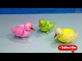 Chicken chick out of egg shell craft - Egg shell craft ideas |Birds with egg shell - egg shell craft