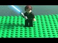 LEGO Star Wars lightsaber battle