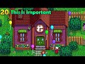 Wish I Knew These Earlier In Stardew Valley...