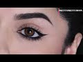 3-steps to Apply Winged Eyeliner like a Pro with Lakme Eyeliner | Eyeliner tutorial | Chandrika