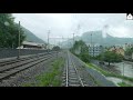 ★ 4K 🇨🇭Cab Ride Landquart - Chur - Disentis, Switzerland [07.2020]