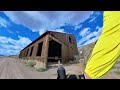 Gravel cycling through a Nevada ghost town 👻