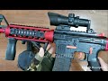 M4a1 Gel Blaster with Drum Unboxing 2023 -  Electric Splatter Ball Toy Gun