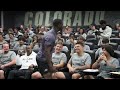 CU Football Players Hilarious Coach Impersonations