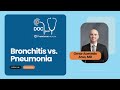 What’s The Difference Between Bronchitis And Pneumonia? - Franciscan Health Podcast