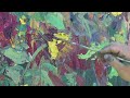 Plein Air Painting: Backyard Sunflowers, 48x48