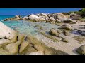 Gentle Waves on a Small White Rock Beach - Relaxing Ocean Sounds