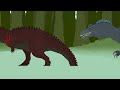 ARK spinosaurus vs Disney carnotaurus | primordial tournament:EP 1 | PPANIMAN | animation