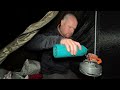 Hot tent camping using my 