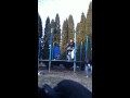 Tricks on a trampoline