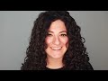 HAIRSTYLIST TEACHES MED STUDENT HOW TO CUT A V-SHAPE HAIRCUT ON CURLY HAIR (long layers)