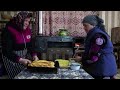 Baking Homemade Traditional Bread in Wood Fired Oven