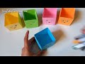 DIY pan stand|How to make pen stand with paper|No glue paper craft|Paper craft without glue|Origami