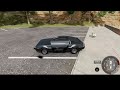 Driving a DeLorean on a Highway in BeamNG.drive