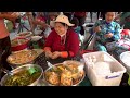 Snail Porridge, Nom Banhjok, Chicken, Duck, & More - Cambodian Fresh Market Food