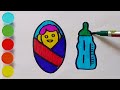 How to draw a cute baby drawing for kids || kids drawing videos || cute baby drawing