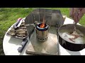 The Watchman News - Making Oatmeal On My Budget Ohuhu Bugout Bag Wood Camp Stove - Awesome Stove!