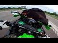 kawasaki ninja zx-10r goes 70km in 16 minutes