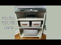 Corner TV Stand (60 Second Build Timelapse) #shorts