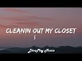 Eminem - Cleanin' Out My Closet (lyrics)