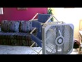 Homemade Evap./Swamp Air Cooler - DIY AC (air cooler) - Low tech. Very Effective!