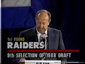 1988 NFL Draft part 2 with Chris Berman and Mel Kiper Jr. Tim Brown, Michael Irvin, Thurman Thomas