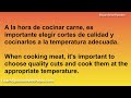 Learn Spanish Cooking Phrases From English to Spanish Part 2. Spanish with Pablo.