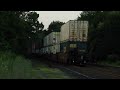 CSX I003, I008, and I022 at Voorheesville, NY on 7/20/23