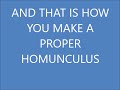 How to make a homunculus in sandoxels