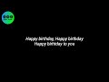 [Karaoke] Happy Birthday To You - Rock Version [Do=D]