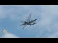 C-130H Hercules landing on a Clear Day