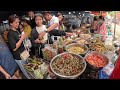Cambodian Street Food @ Countryside - Delicious Grilled Chicken, Frog, Fish, Crab, Snail & More