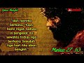 Jesus Krisrus Adalah Mesias Menderita Memikul Salib Dosa Manusia