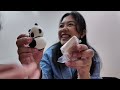 WEEKEND VLOG: sanrio blind box unboxing, cafe kitsune, writing a letter to myself, couch club cafe