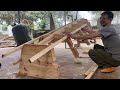 Amazing Full DIY Process Crafting a Classic Boat // Woodworking Creative New Projects