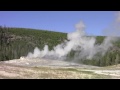 Old Faithful: One full eruption. Must see!