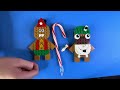 LEGO Gingerbread Ornaments Unboxing & Custom Designs! #legounboxing