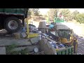 Waste Management Recycling Trucks Unloading