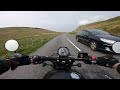 only doing 30mph and its so much f-ing fun: Triumph Bobber in Scotland