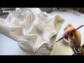 HOW TO 3D ART TUTORIAL |  Spackling & Plaster Art | DIY Textured Painting | Nicolina Savmarker